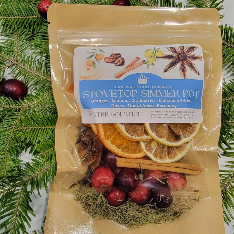 Winter Collection Simmer Pot Kits - Perfect for Gifts & Holiday Scents Nontoxic Home Air Freshener